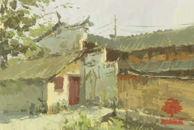 杭州白墻畫室色彩圖1
